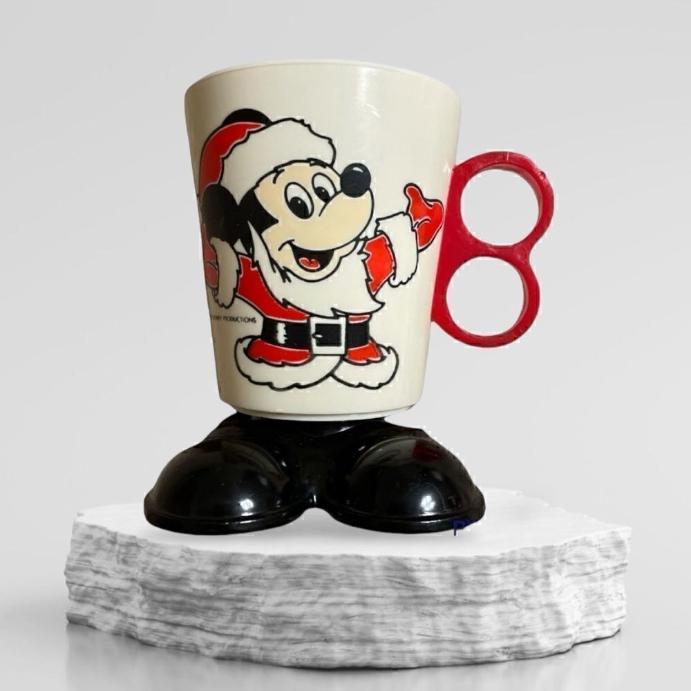 Vintage Disney Mickey Mouse Plastic Cup